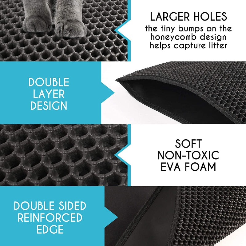 SK332-Double Layer Waterproof Cat Litter Mat