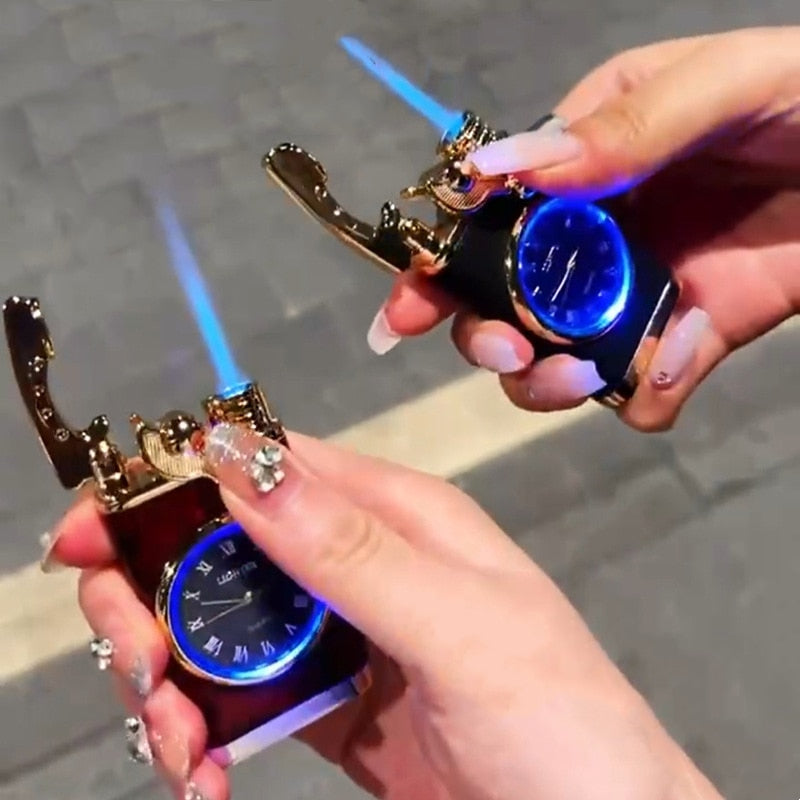 SK498-Quartz Watch Windproof Lighter