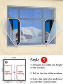 SK326-Window Keep Warm Film Double Layer Windproof Curtain