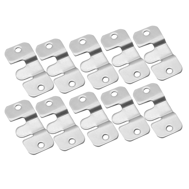 SK553-10pcs Stainless Steel Photo Frame Hook