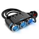 SK572-Car Charger One Drag Three Cigarette Lighter