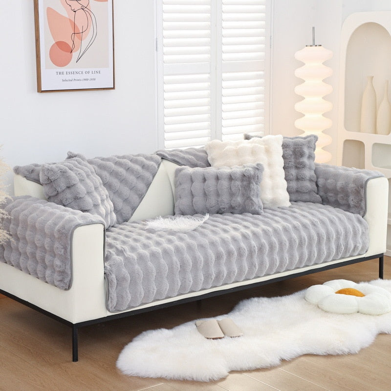 SK314-Rabbit Plush Sofa Cushion