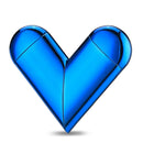 SK535-Heart Shaped Gas Folding Lighter