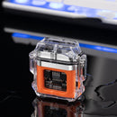 SK395-Outdoor Windproof Waterproof Transparent Body Lighter