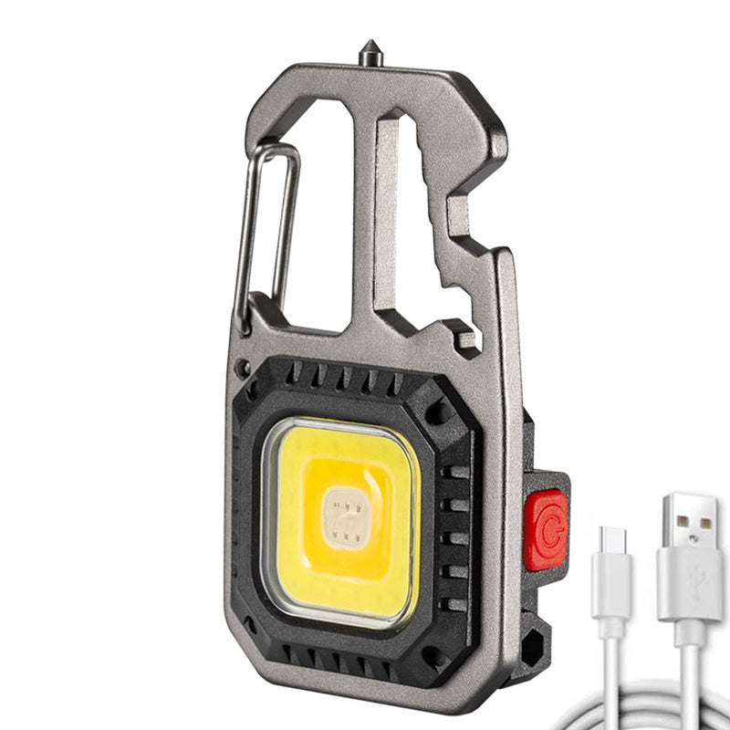 SK405-Mini Flashlight Keychain Can Opener
