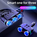 SK572-Car Charger One Drag Three Cigarette Lighter