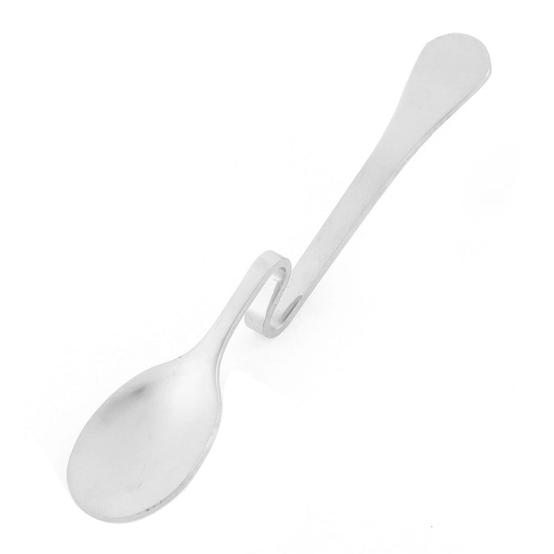 TTPY-Stainless Steel Curved Handle Tea Coffee Drink Condiment Spoon