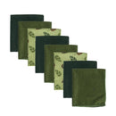 WL01 Vine Green Microfiber Dishcloths Kit