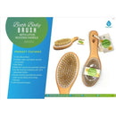 WL01 Bath Body Brush with Lotus Wooden Handle