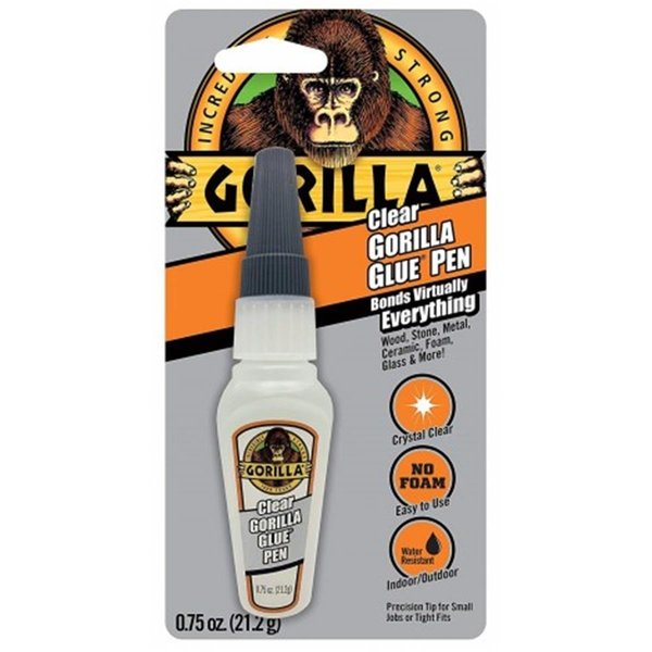 WL01 1PC Gorilla Glue 0.75 oz Extra Strength Glue Pen, Clear