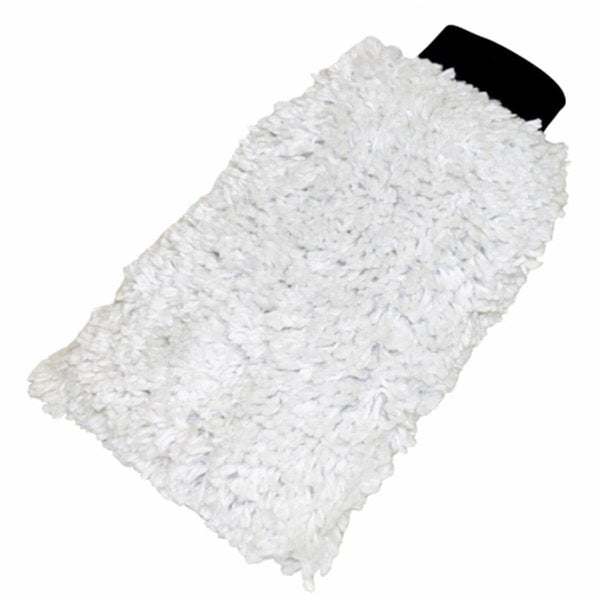 WL01 Chenille White Wash Mitt