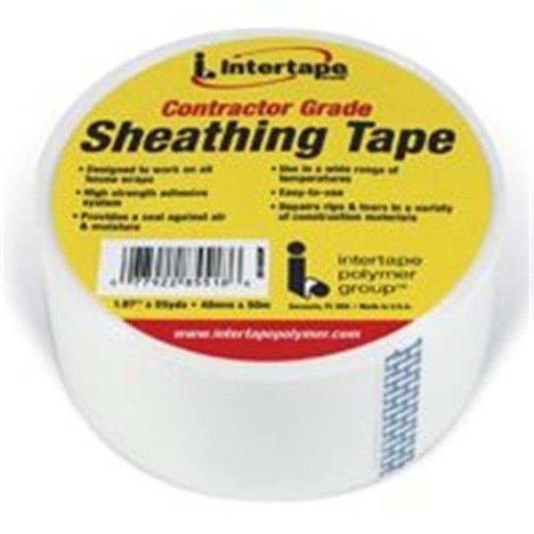 WL01 1PC Intertape Intertape Polymer 5518USW 1.89 In. x 55 Yd White Sheathing Tape