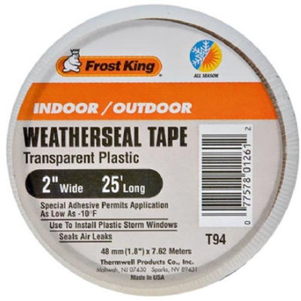 WL01 1PC Thermwell Products Thermwell T94H 2 in. x 25 ft. Weatherproofing Tape