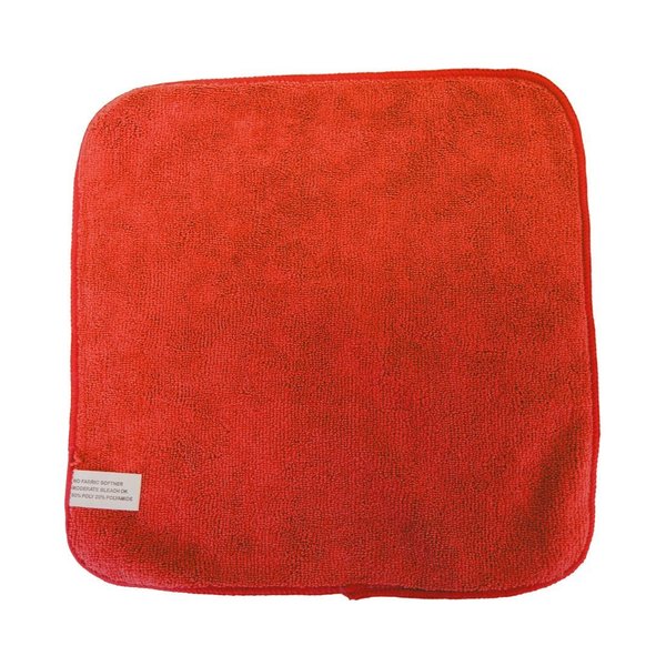 WL01 Microfiber Towel  Red 12 Pack, 12PK