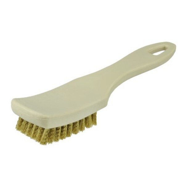 WL01 12PK Small Tire Cleaning Brush, Brass Wire Fill