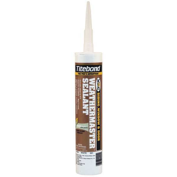 WL01 1PC Titebond Sealant, 10.1 oz, Cartridge, White, Polymer Base