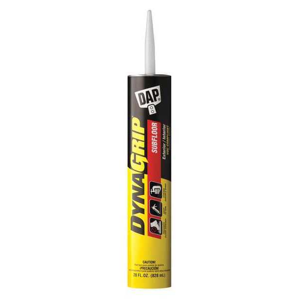 WL01 1PC Dap Floor Adhesive, Subfloor Series, Tan, 28 oz, Cartridge