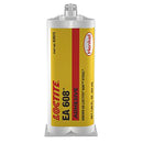 WL01 1PC Loctite Epoxy Adhesive, 608 Series, Clear, 1:01 Mix Ratio, 15 min Functional Cure, Dual-Cartridge