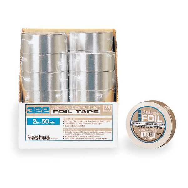 WL01 1PC Nashua Foil Tape with Liner, 72mm x 46m, Silver