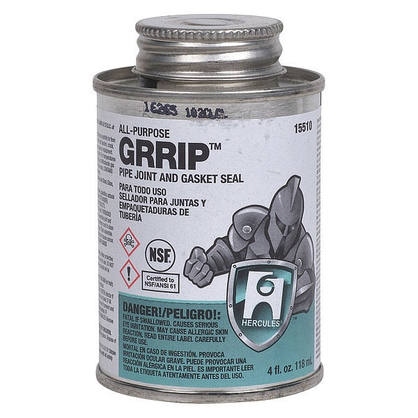 WL01 1PC Hercules All Purpose Sealant Gasket Sealant, 4 oz, Black, Temp Range -90 Degrees  to 450 Degrees F