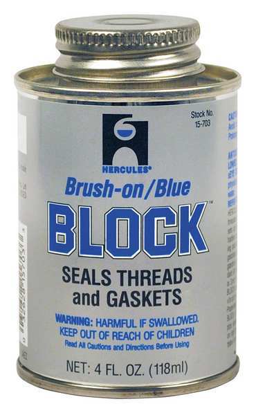WL01 1PC Hercules All Purpose, High Performance Gasket Sealant, 4 oz, Blue, Temp Range -90 Degrees  to 450 Degrees F