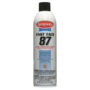 WL01 1PC Sprayway Spray Adhesive, Fast Tack 87 Series, White, 20 oz, Aerosol Can