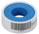 WL01 1PC Zoro Select Thread Sealant Tape, 1/2 in W x 21 ft L, 8.5 mil Thick, White, 1 Pk