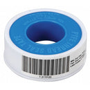 WL01 1PC Zoro Select PTFE Thread Sealant Tape, Low Density, 1/2 in W x 43 ft L, White,