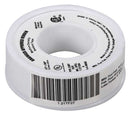 WL01 1PC Zoro Select Sealant Tape, 1/2 x 260 In