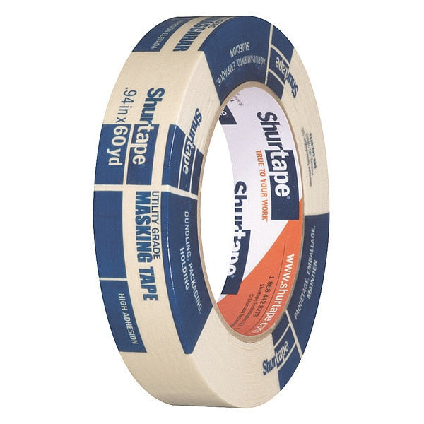 WL01 1PC Shurtape Masking Tape, Natural, 24mm x 55m