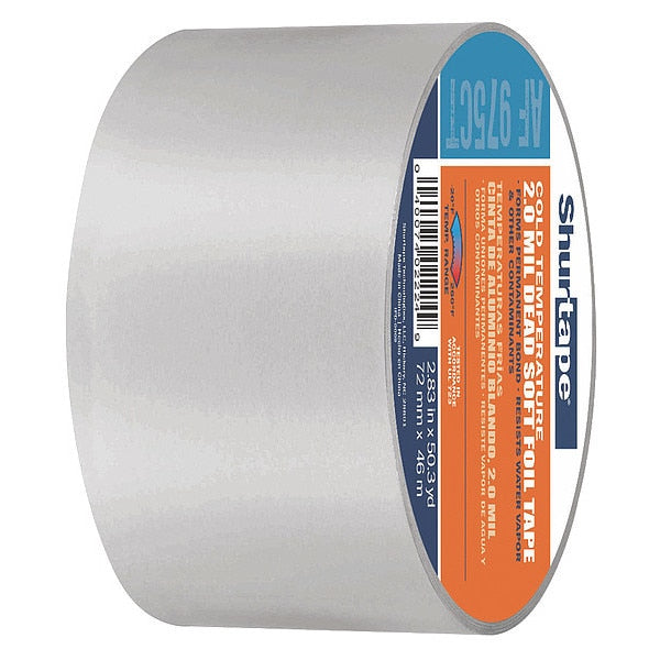 WL01 1PC Shurtape Foil Tape, 72mm x 46m, 4.0 mil