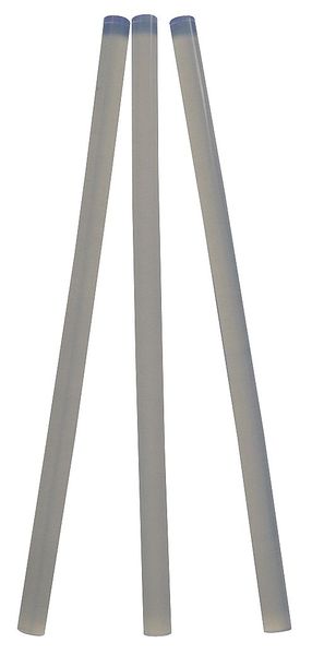 WL01 1PC Westward Hot Melt Adhesive, Clear, 29/64 in Diameter, 30 to 60 sec Begins to Harden