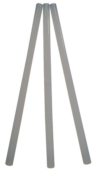 WL01 1PC Westward Hot Melt Adhesive, White, 29/64 in Diameter, 30 to 60 sec Begins to Harden