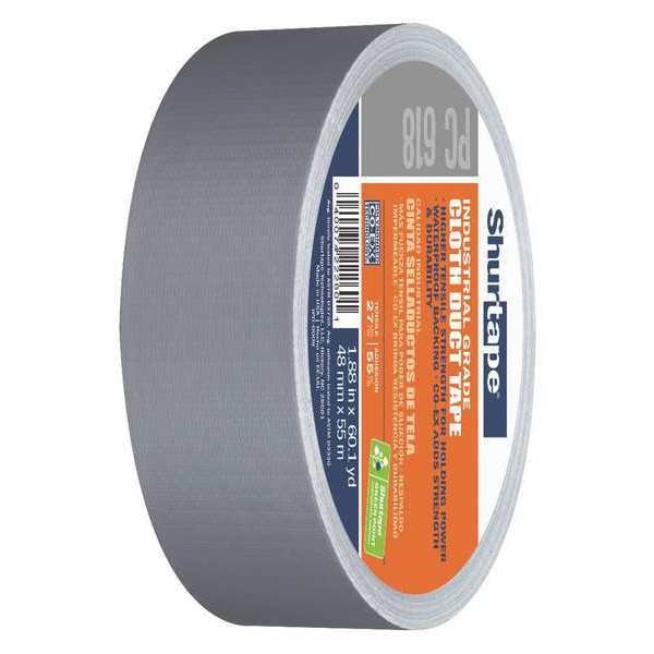 WL01 1PC Shurtape Duct Tape, 48mm x 55m, 10 mil, Silver