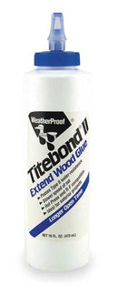 WL01 1PC Titebond Wood Glue, II Premium Extend Series, Off-White, 24 hr Full Cure, 16 oz, Bottle