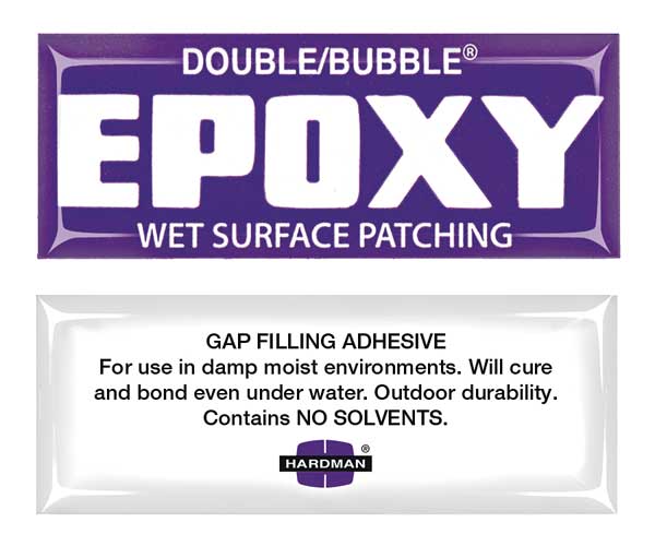 WL01 1PC Hardman Epoxy Adhesive, Gray, 1:01 Mix Ratio, 5 hr Functional Cure, Packet