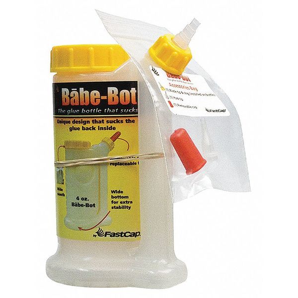 WL01 1PC Fastcap Glue Dispenser, Yellow/White, 4 oz, Plastic