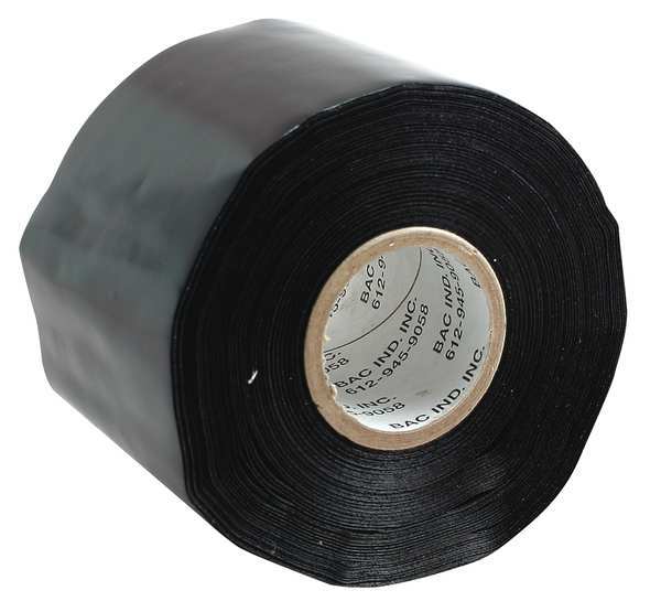WL01 1PC Bac Industries Tarp Tape, 3 In x 36 yd, 7.5 mil, Black