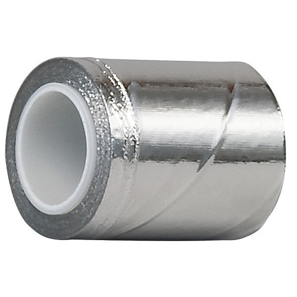WL01 1PC Tapecase Glass Foil Tape, 2 In. x 5 Yd., Silver