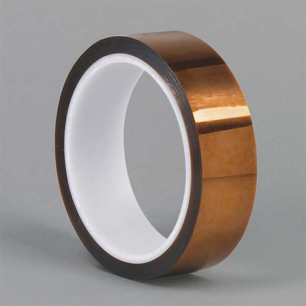 WL01 1PC Dupont Film Tape, Polyimide, Amber, 1 In. x 50 Ft.