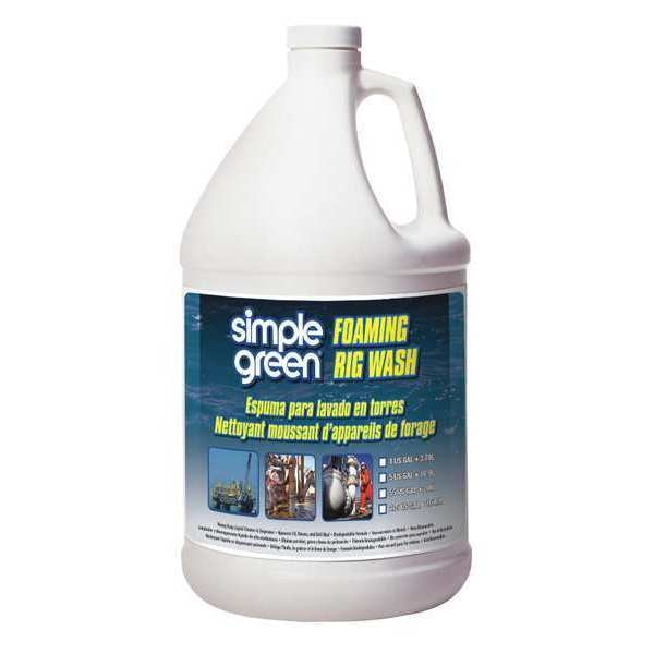 WL01 1 Gal. Rig Wash Bottle, Clear, Concentrated