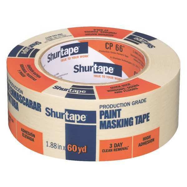 WL01 1PC Shurtape Painters Masking Tape, Natural, 48mm