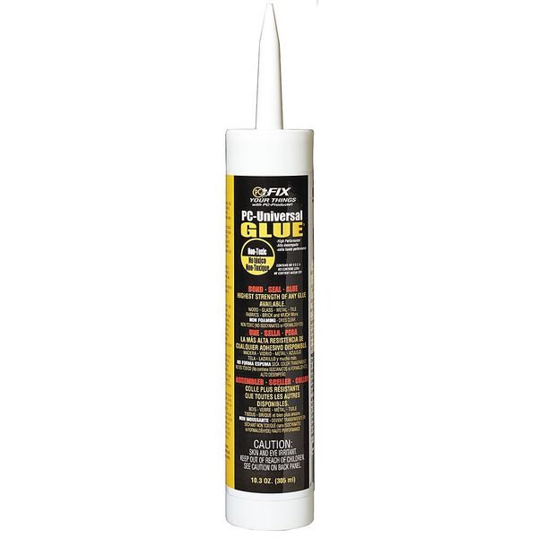 WL01 1PC Pc-Universal Glue Glue, White, 10.3 oz, Cartridge