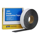 WL01 1PC Parker Virginia Foam Insulation Tape, 2 in W x 10 yd L, 1/8 in Thick, Black, 1 Pk