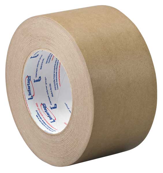 WL01 1PC Tapecase Flatback Masking Tape, Brown, 3 In x 60 Yd