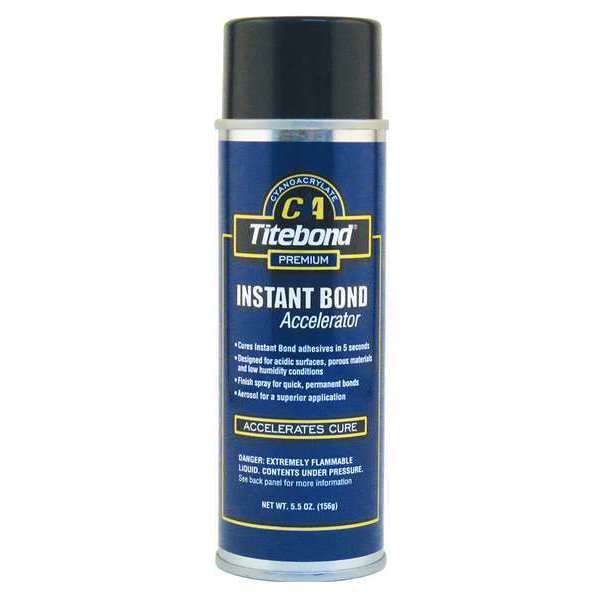WL01 1PC Titebond Accelerator, Clear, 5.5 oz, Aerosol Can