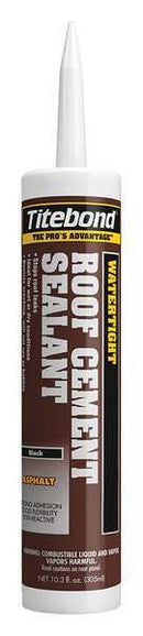 WL01 1PC Titebond Sealant, 10.3 oz, Cartridge, Black, Asphalt Base