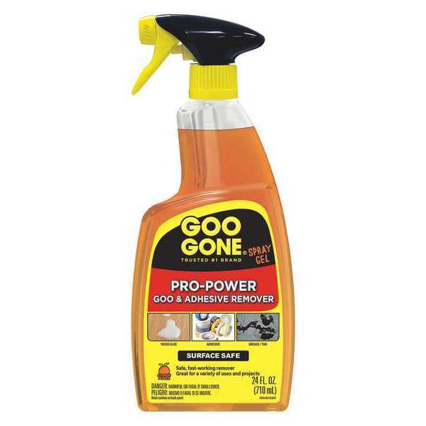 WL01 1PC Goo Gone Adhesive Remover, Orange, 24 oz, Trigger Spray Bottle