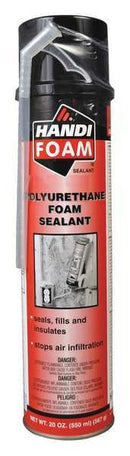 WL01 1PC Handi-Foam Multipurpose/Construction Spray Foam Sealant, 20 oz, Aerosol Can, Cream, 1 Component