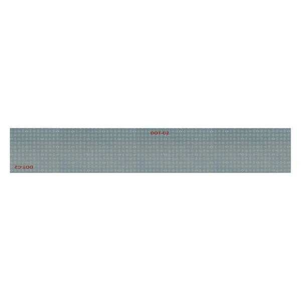 WL01 1PC Oralite Reflective Tape, White, 12 in. L, 2 in. W